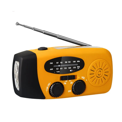Car Portable Disaster Prevention Multifunctional Radio Emergency Radio Hand cranked Generator for Mobile Phone Charging