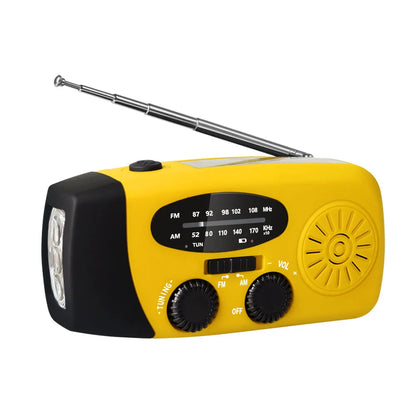 Car Portable Disaster Prevention Multifunctional Radio Emergency Radio Hand cranked Generator for Mobile Phone Charging