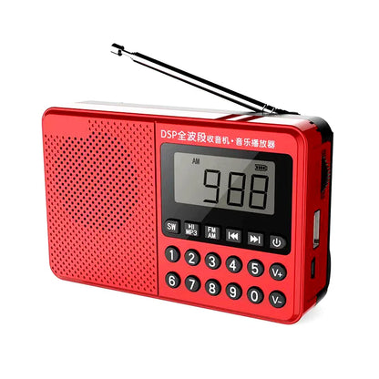 10000mAh Emergency Radio Solar Hand Crank Generator AM/FM Portable Radio SOS Alarm Power Bank Charging Radio with LED Flashlight