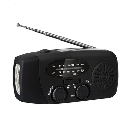 Car Portable Disaster Prevention Multifunctional Radio Emergency Radio Hand cranked Generator for Mobile Phone Charging