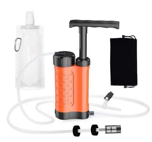 Water purifier pump water filtration system, water filter portable outdoor emergency survival equipment